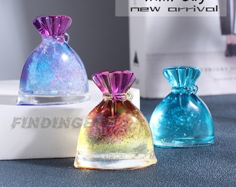 Mini Tasche Silikonform, Harz Shaker Form, Mini Geldbörse Harz Form, Geldbeutel Form, Harzform für die Geschenke Herstellung, UV Harz Form F449