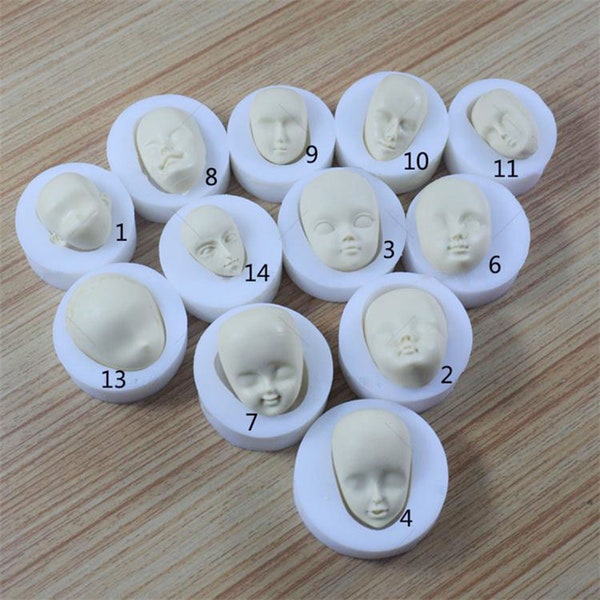 Silicone Doll Head Molds Etsy