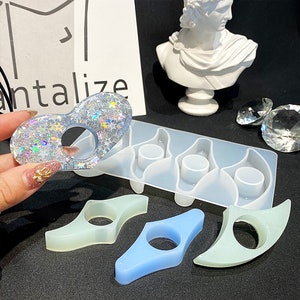 Book Page Holder Resin Mold, handmade thumb bookmark molds, reading accessories gifts, book buddies, silicone molds supplies F143