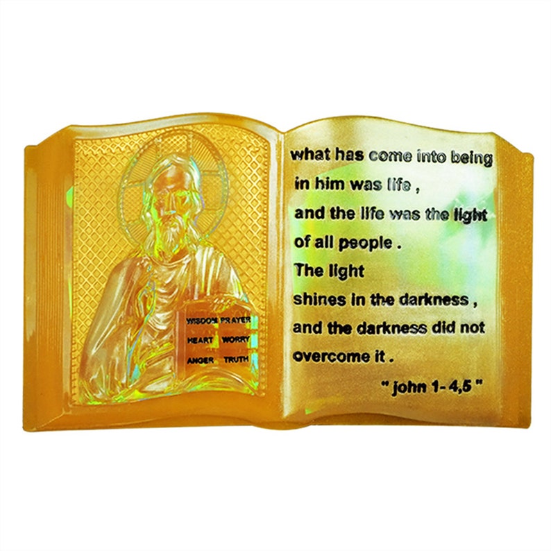 3D Large Holy Bible Resin Mold Book Silicone Molds Jesus Etsy