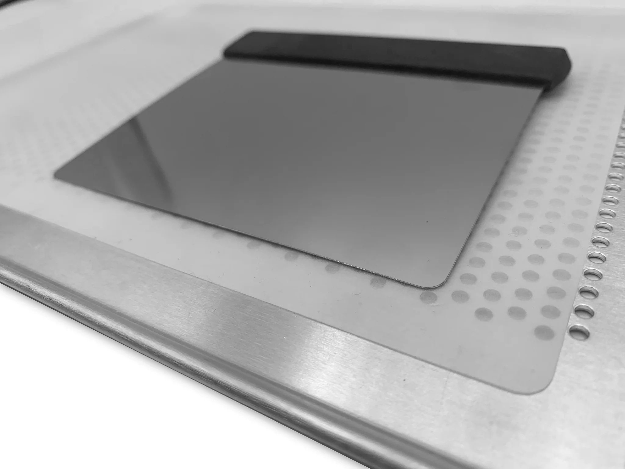 Set Accessori Forno 3 Pezzi Lehrmann - Teglia Forata, Tappetino Silicone, Spatola Acciaio - Per Pizza E Pane