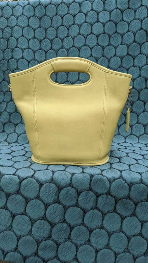 Vintage Coach mini shopper bucket crossbody bag, 9