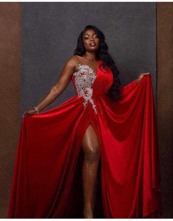 Red prom dress outlet