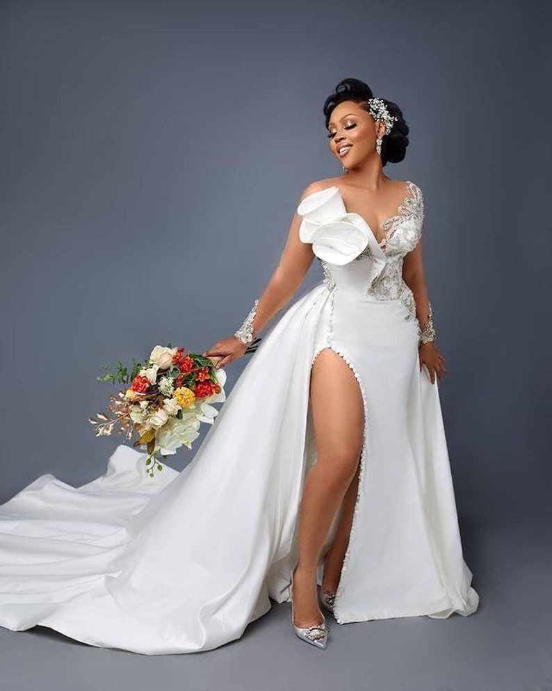 Mermaid Wedding Dress African Wedding Dress Bridal Wedding - Etsy