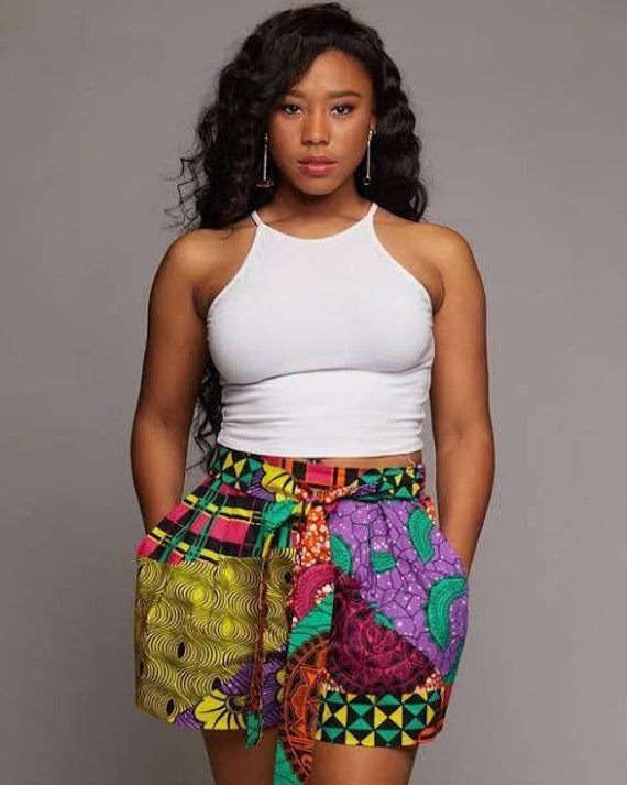 Ankara Short Nicker, Ankara Short Dress, Dresses for Women, Women