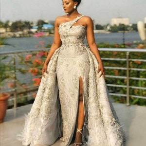 African lace dress, African fashion, African wedding dress, African clothing, African dresses, Party dress, Prom dresses,  African attire