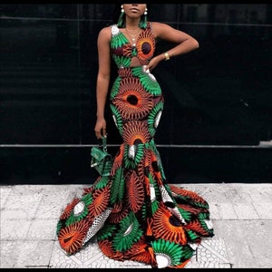 African print dress, African fashion dress, Africa prom, African dresses modern, Ankara dresses, prom dress, long gown dress, mermaid dress