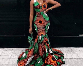 African print deals formal dresses