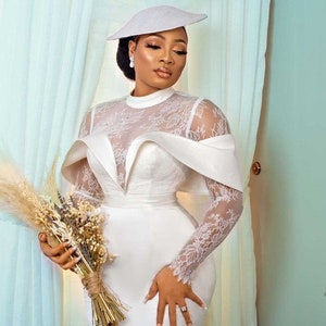 Nigerian court wedding dresses hot sale