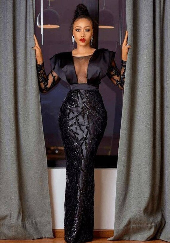 Robe De Soirée Noire Et Dorée French Connection - Taille 10, Parfaite Pour Noël