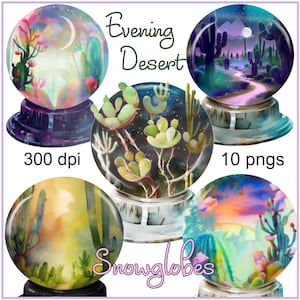 Najlepszy Clipart Pustyni, Kaktus SnowGlobe PNG, sublimacja, Wykorzystanie Komercyjne, Zachód Słońca Pustyni, Kaktusy, Kaktus Róża, Naklejki Cyfrowego Planera, Arizona