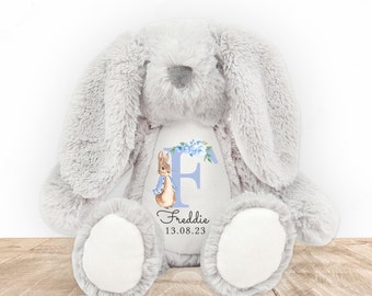 Personalised Teddy | New Baby Gift | Peter Rabbit | Flopsy | Gifts for Grandchildren | Baby Boy | Baby Girl | Bunny Rabbit | Custom Name