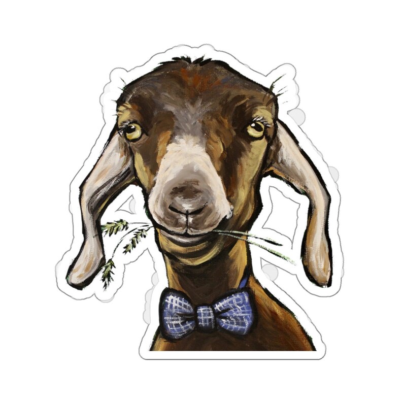 Goat Decal Goat Sticker Cute Goat Gift Billy Goat 3 Etsy