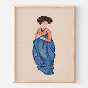 Hanbok : Korean Traditional Art of a Beautiful Woman