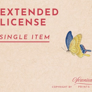 Extended License, Single item license for Korean painting