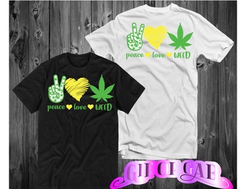 Free Free 307 Peace Love And Weed Svg SVG PNG EPS DXF File