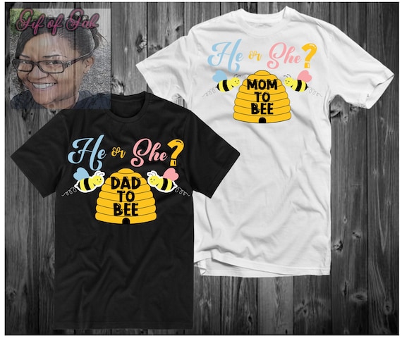 Gender Reveal Bee Theme He Or She Svg Png Jpeg Etsy