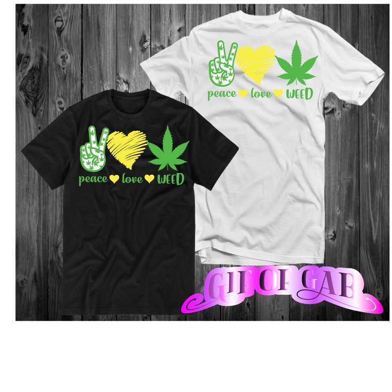 Free Free 100 Peace Love Weed Svg SVG PNG EPS DXF File