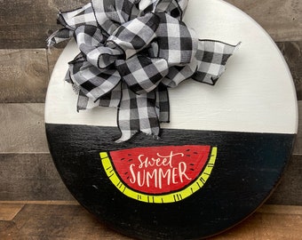 Door Hanger or tray - Sweet Summer, home decor