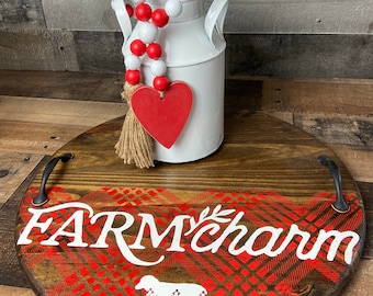 Serving Tray  - Farm charm, farmhouse, wood, kitchen, home decor