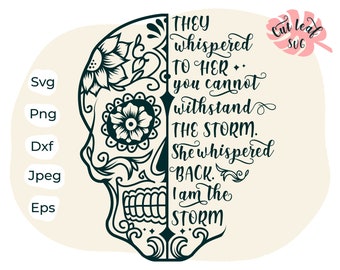 Download I am the storm svg | Etsy