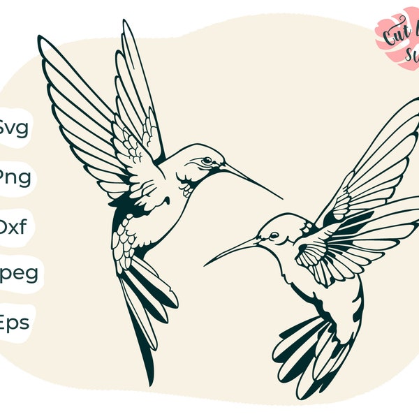 Kolibri svg, Kolibri Clipart, Kolibri Schnittdatei, Vogel svg, Kolibri svg, Kolibri Vektor, Kolibri print