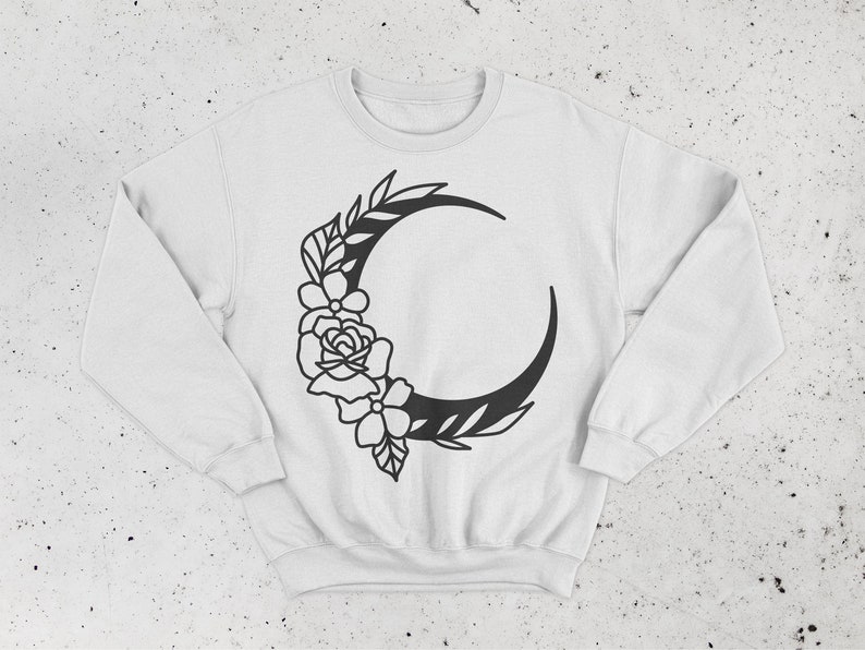 Free Free Flower Moon Svg 925 SVG PNG EPS DXF File