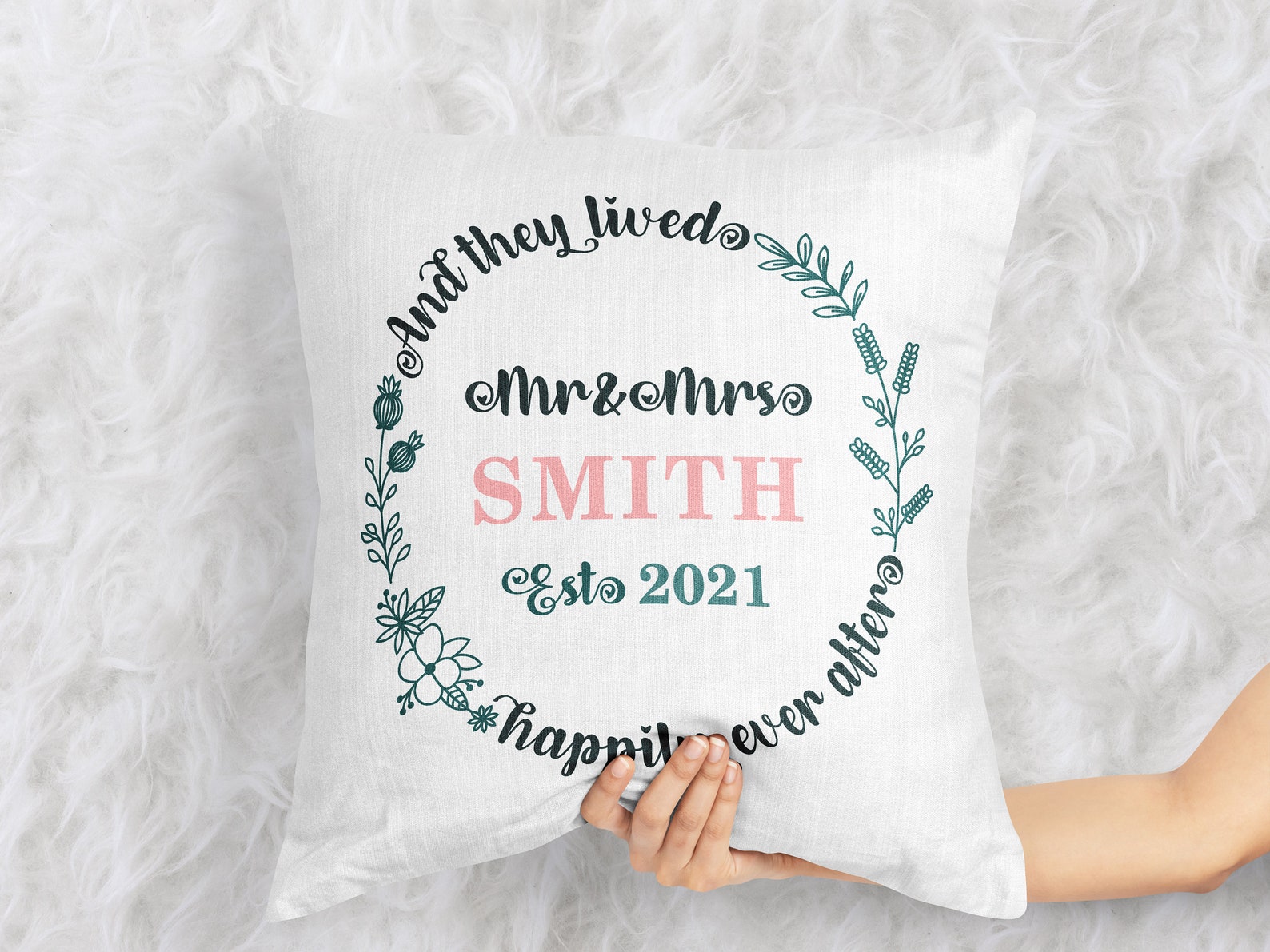 Mr and Mrs Svg Wreath Svg Family Quotes Svg Last Name Svg - Etsy