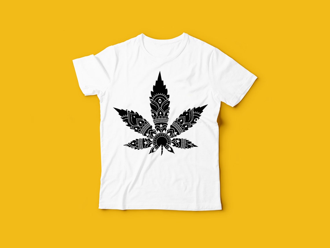 Download Marijuana svg mandala svg zentangle svg yoga svg cannabis | Etsy