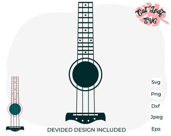 Ukulele svg for tumblers, guitar svg for tumblers, ukulele svg, guitar svg, acoustic guitar svg, music svg