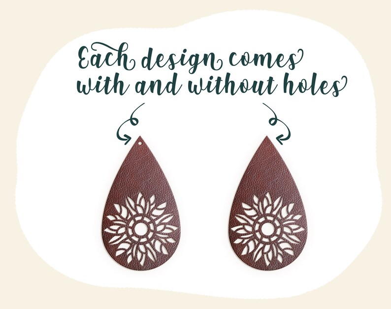 Free Free Sunflower Earring Svg 905 SVG PNG EPS DXF File