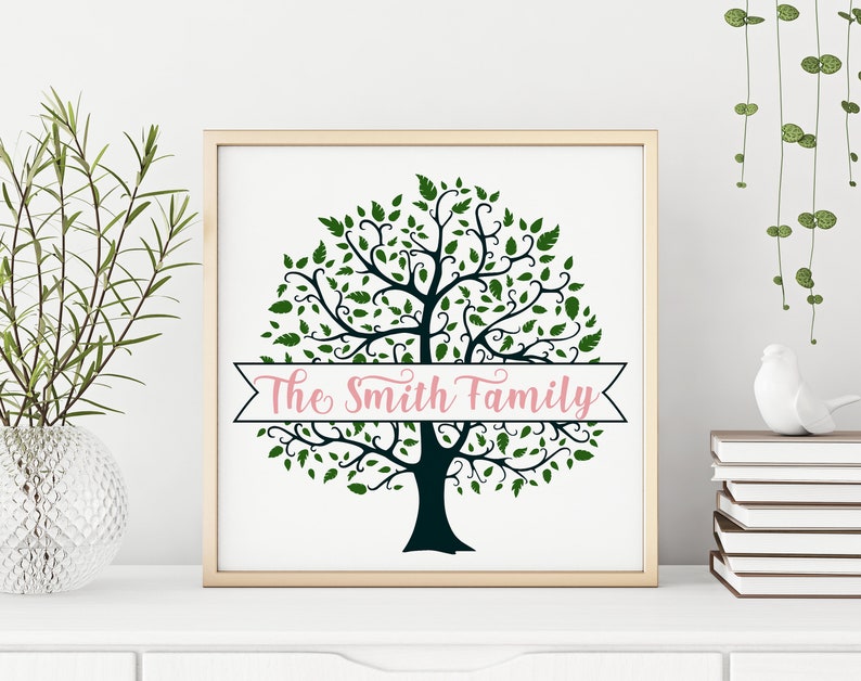 Family tree svg Family monogram svg Family Reunion Svg ...