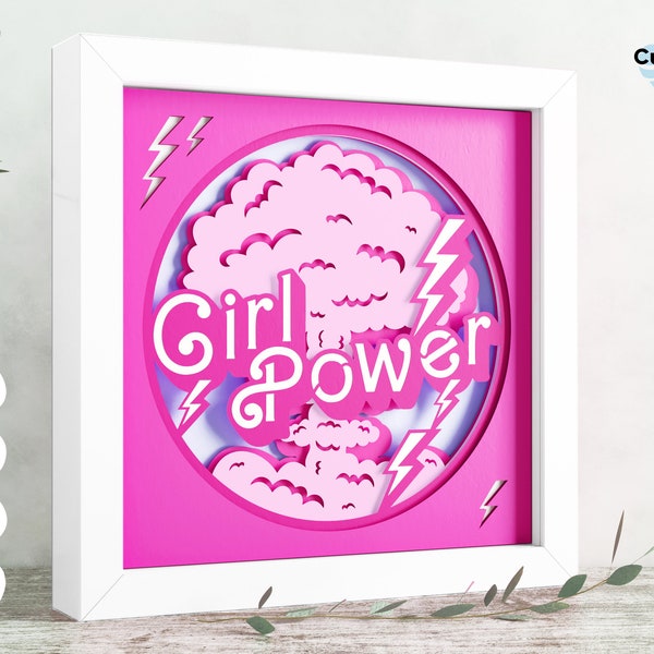3d Girl Power svg - Shadow box svg, Pink svg, 3d svg, Girl shadow box svg, lightbox svg, layered svg 3d Girl Power svg - Shadow box svg, Pink svg, 3d svg, Girl shadow box svg, lightbox svg, layered svg