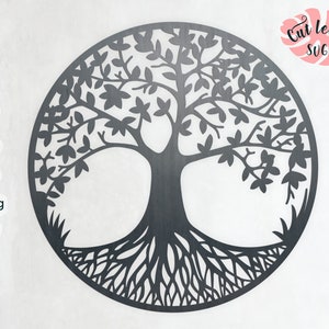 Tree of life svg, dxf files for plasma, cnc files for wood, tree svg, tree of life clipart, cut file for laser