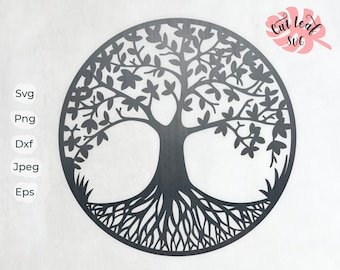 Tree of Life SVG, DXF, CNC Files (Digital Download)