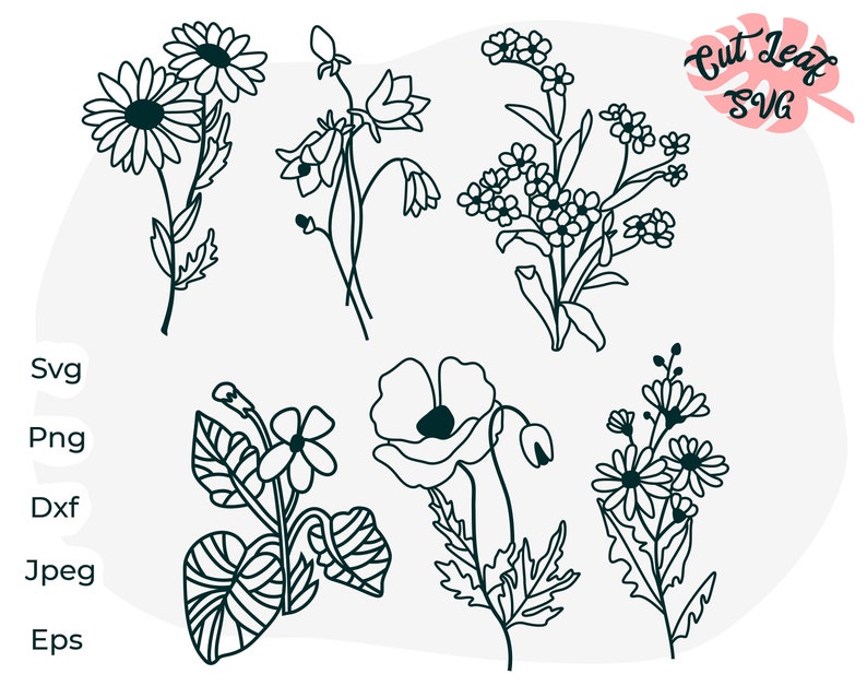 Free Free 332 Wildflower Svg SVG PNG EPS DXF File