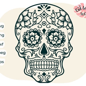 Download Sugar Skull Svg I Am The Storm Skull Svg Santa Muerte Day Etsy 3D SVG Files Ideas | SVG, Paper Crafts, SVG File