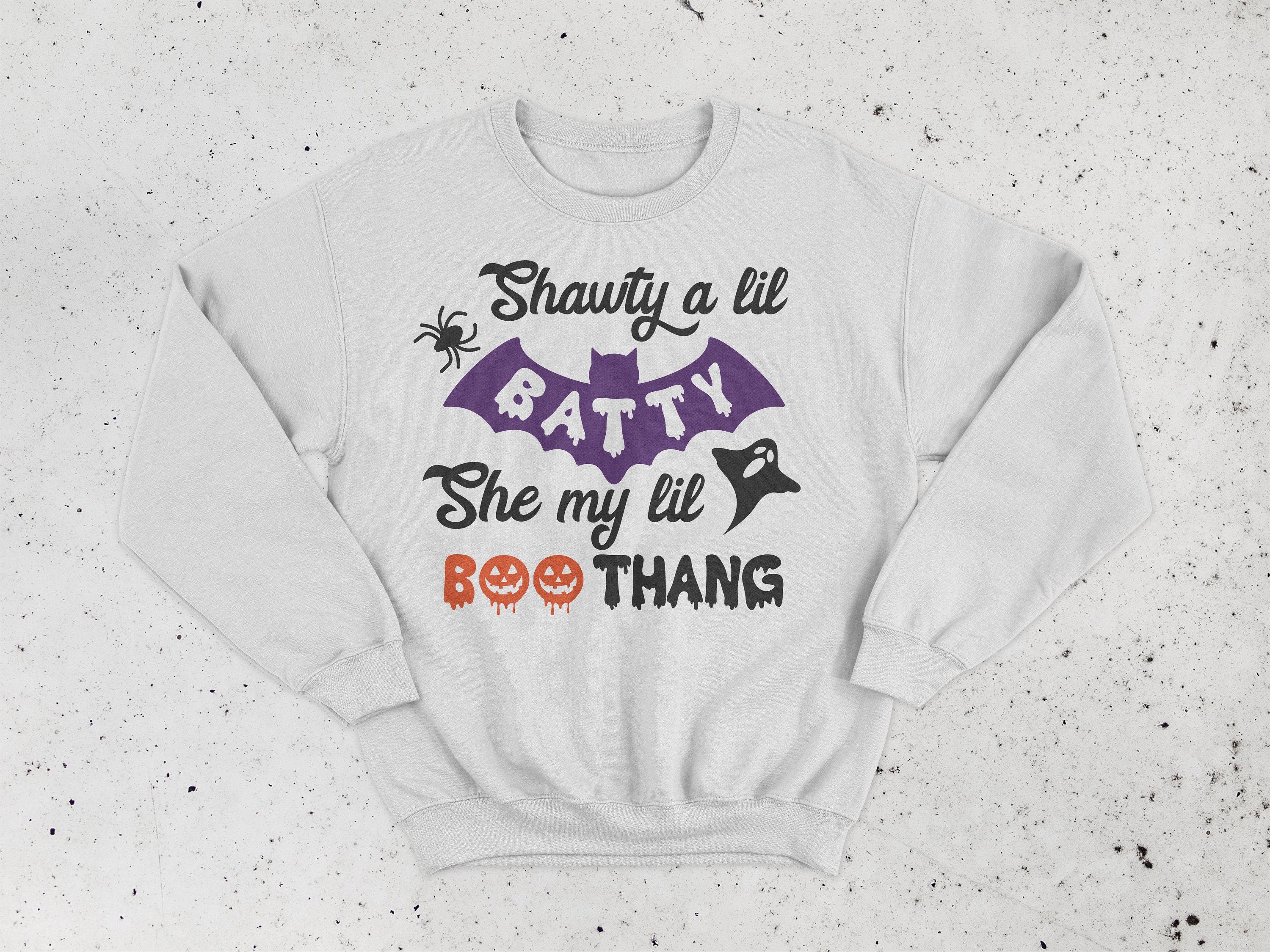 Halloween shawty a lil Batte she my lil Boo thang shirt, hoodie