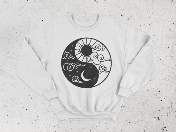 Yin Yang Svg, Moon Sun Svg, Dxf Files for Plasma, Cnc Files