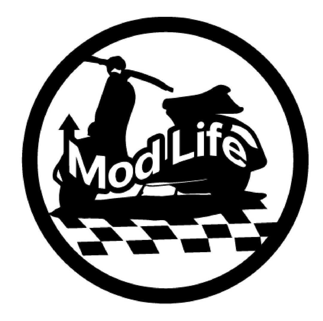 Mod Life Sticker Vespa Scooter Car Van Helmets Mod Etsy