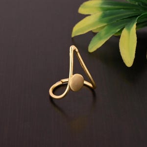 Royal Silver Curve Ring, 925 Sterling Silver, V Shaped Ring, Unique Stacking Ring For Women, Silver  Unique Engagement Ring, Promise Ring.
