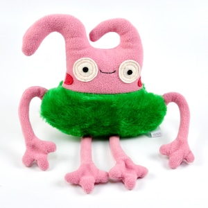 Cute plush alien