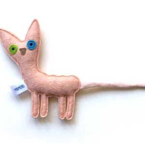 Felt plush Sphynx cat