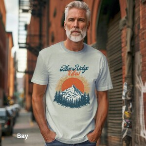 Blue Ridge Mountains Comfort Colors T-Shirt, Nature Lover Gift, Hiking Lover Tee, Unisex Shirt, Gift for Him, Outdoor Adventure Apparel