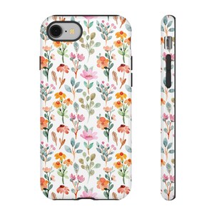 Floral Tough Phone Cases | Durable Protection, Flower Design, Gift for Her, Trendy Accessory, Spring Style