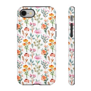 Floral Tough Phone Cases | Durable Protection, Flower Design, Gift for Her, Trendy Accessory, Spring Style