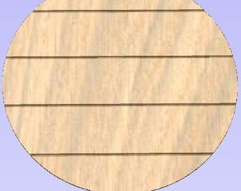 16x1/4 inch Faux Shiplap wood circle / nursery circle sign / rustic wood circle / wooden circle sign