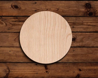 14x1/4 inch wood circle / nursery circle sign / rustic wood circle / wooden circle sign