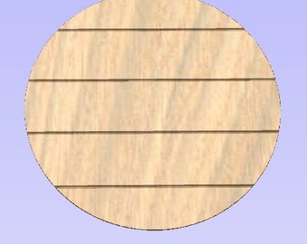 18x1/4" inch Faux Shiplap wood circle / nursery circle sign / rustic wood circle / wooden circle sign