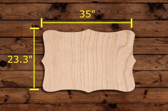 Wood Rectangle Plaque 12 inch, Pack of 25 Wood Plaques for Crafts, Large Wood  Plaque, Unfinished Wooden Plaque, by Woodpeckers 